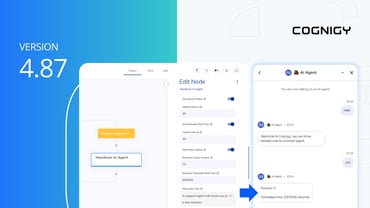 Real-Time Queue Updates in Live Agent and More with Cognigy.AI v4.87