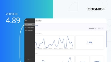 Upgraded Admin Center and More with Cognigy.AI v4.89