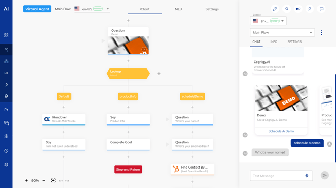 flow editor cognigy.ai v4