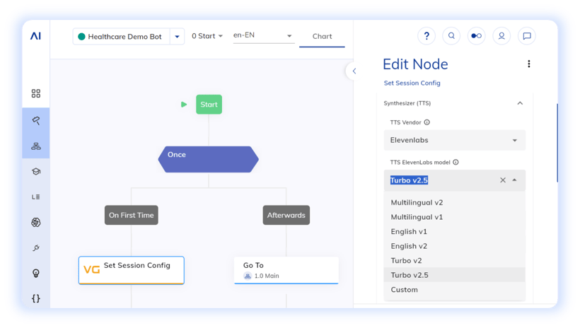 Cognigy.AI_11Labs Turbo 2.5