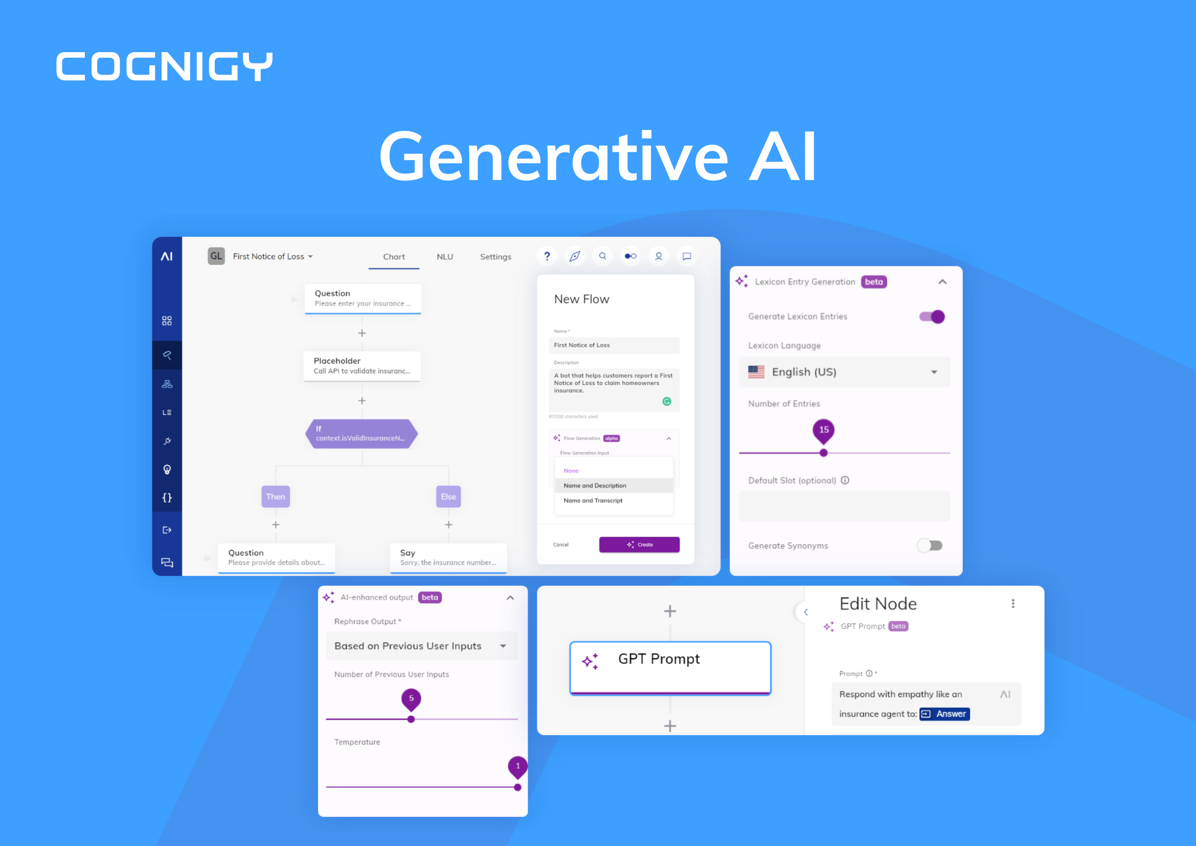 EnterpriseReady Generative AI for Contact Centers Cognigy